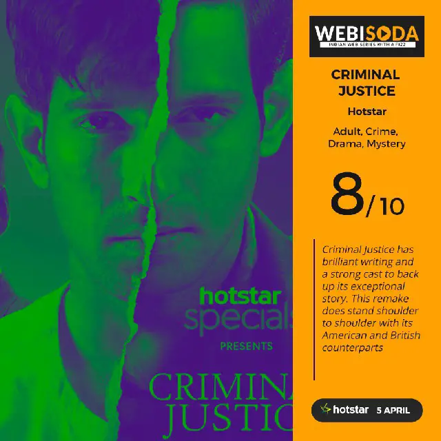 Criminal Justice - Web Series Review
