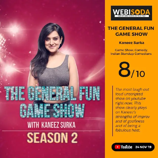 The General Fun Game Show with Kaneez Surka - Web Series Review