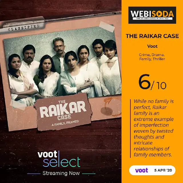 The Raikar Case - Web Series Review